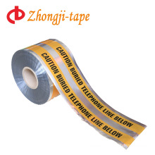 aluminium foil yellow detectable underground tape